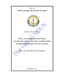 BÙI THỊ THÙY THƯƠNG. NÂNG CAO CHẤT LƯỢNG HOẠT ĐỘNG VẬN CHUYỂN CẤP CỨU NỘI VIỆN CỦA ĐIỀU DƯỠNG TẠI BỆNH VIỆN NHI TRUNG ƯƠNG, NĂM 2021