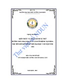 TRỊNH THỊ HẰNG. KIẾN THỨC VÀ THỰC HÀNH TỰ THỬ ĐƯỜNG MÁU MAO MẠCH CỦA NGƯỜI BỆNH TẠI KHOA NỘI TIẾT-HÔ HẤP BỆNH VIỆN ĐẠI HỌC Y HÀ NỘI NĂM 2022